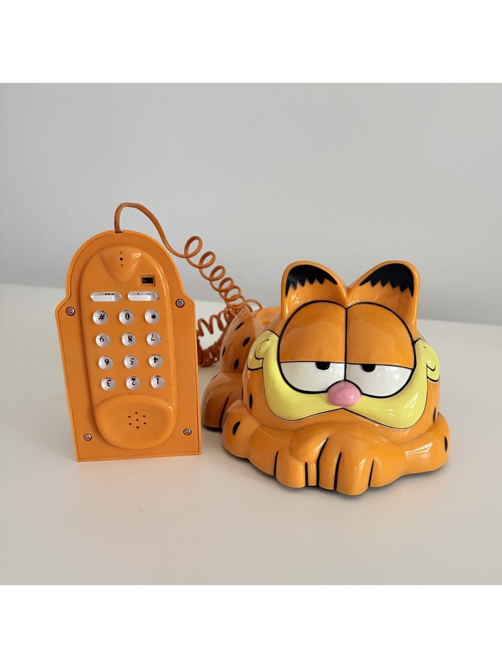 RARE VINTAGE COLLECTIBLE GARFIELD CORDED CAT TELEPHONE LANDLINE BAO SHENG PHONE